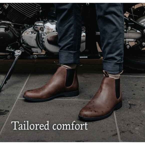 Blundstone Brown Leather Boots - Picture 1 of 12
